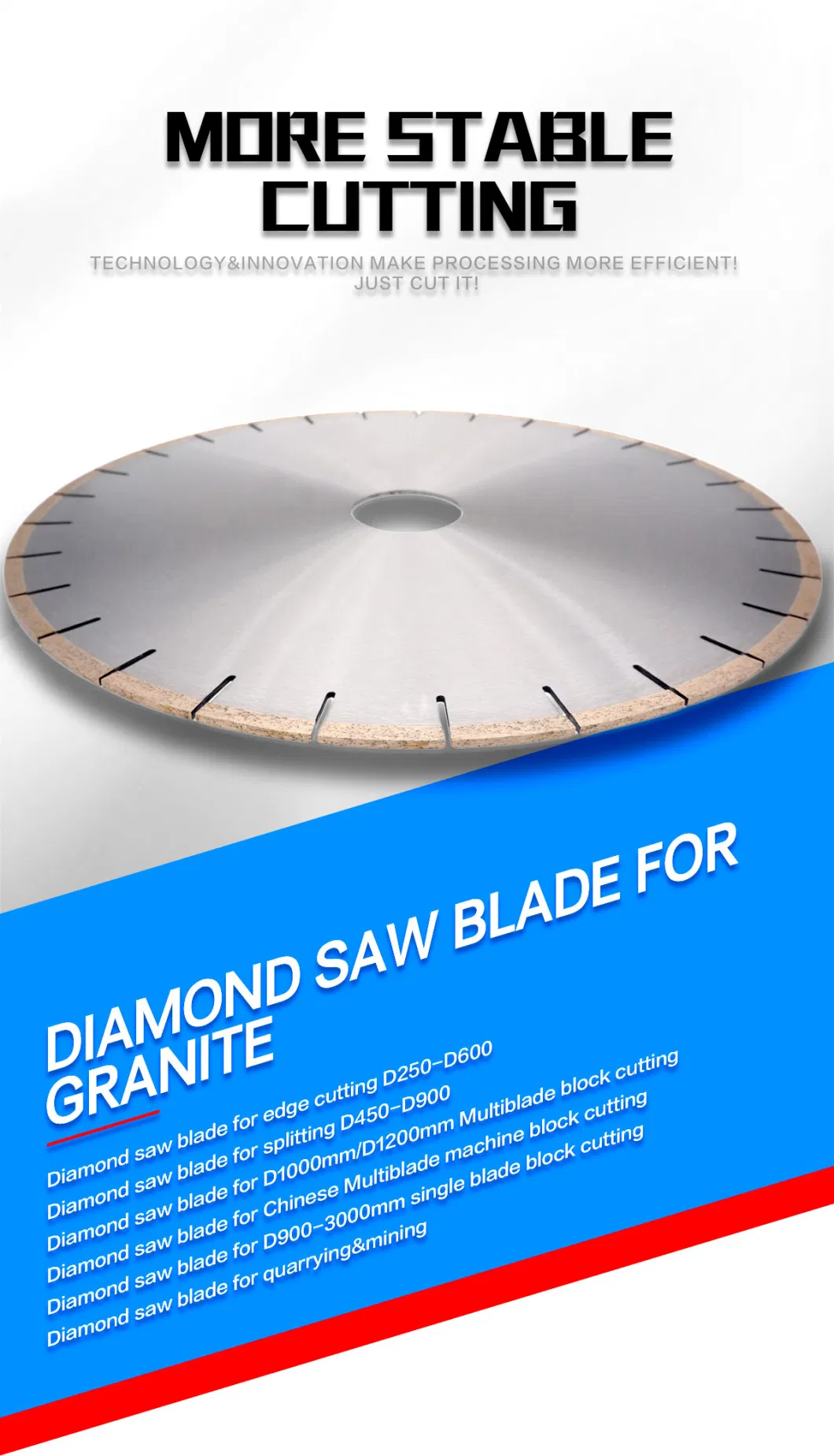 Hig Efficiency Diamond Blade Measuring Tool on Quick Cut Saw